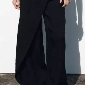 ZARA WIDE SARONG PANTS
BLACK